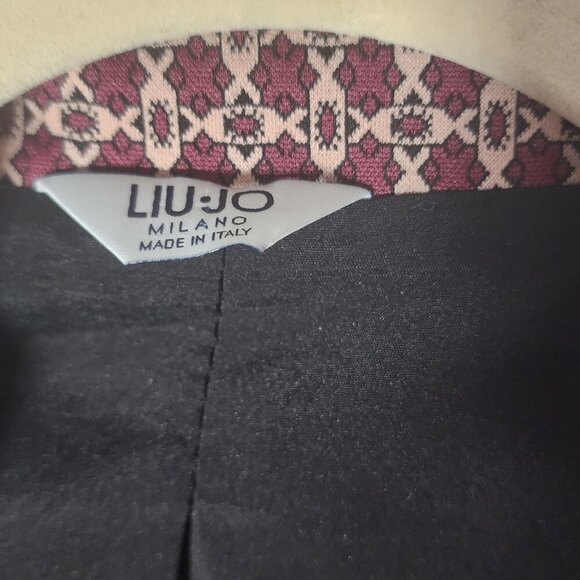 LIU JO Slim-fit jacquard Old Money Workwear Blazer - Picture 5 of 6